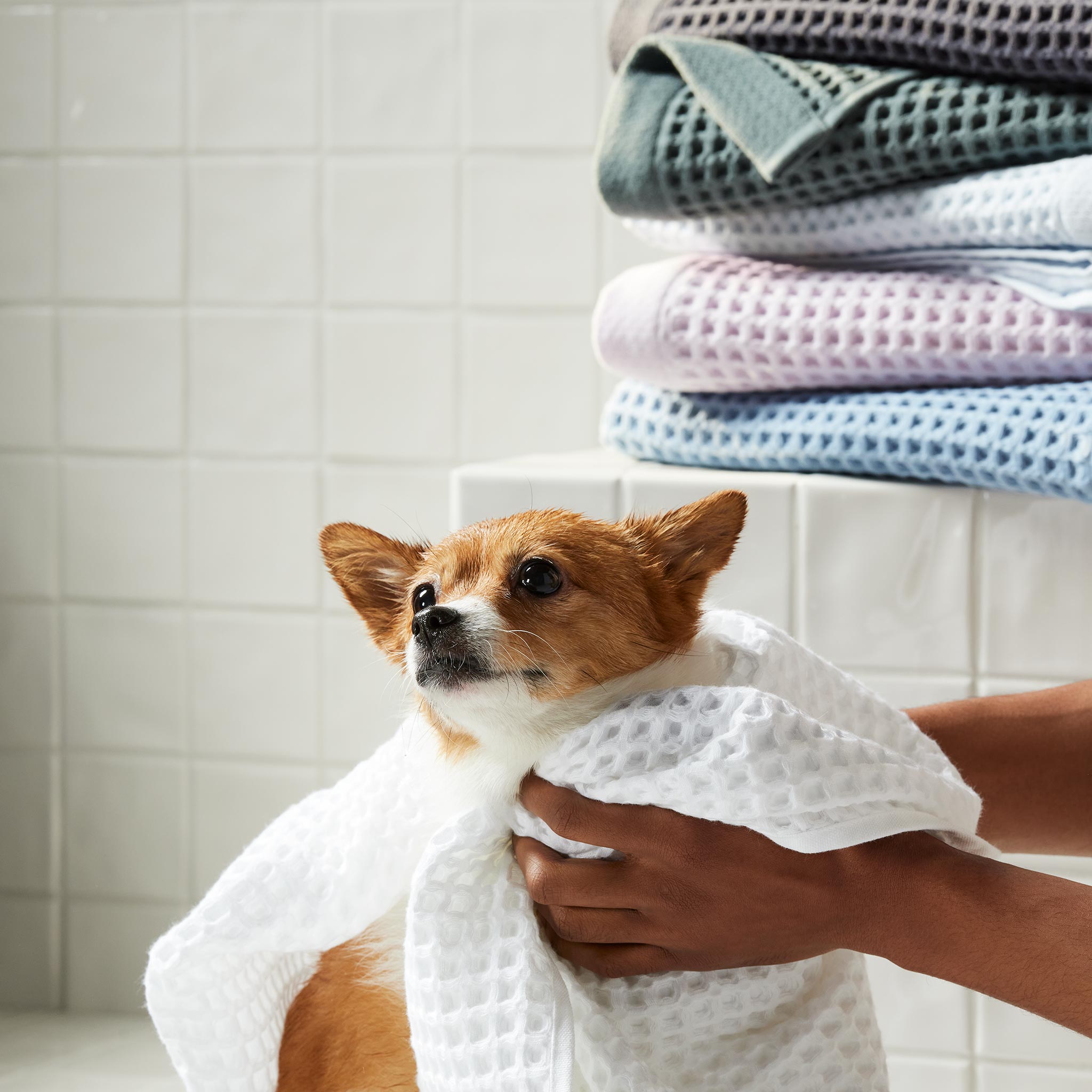 Dreamweave Waffle Bath Towels Set of 2 Y7