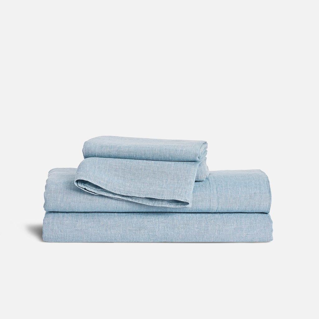 Washed European Linen Core Sheet Set B5