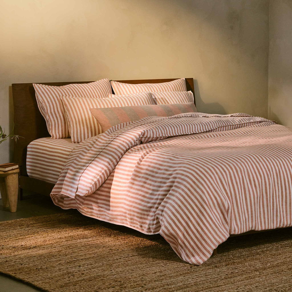 Washed European Linen Core Sheet Set B5