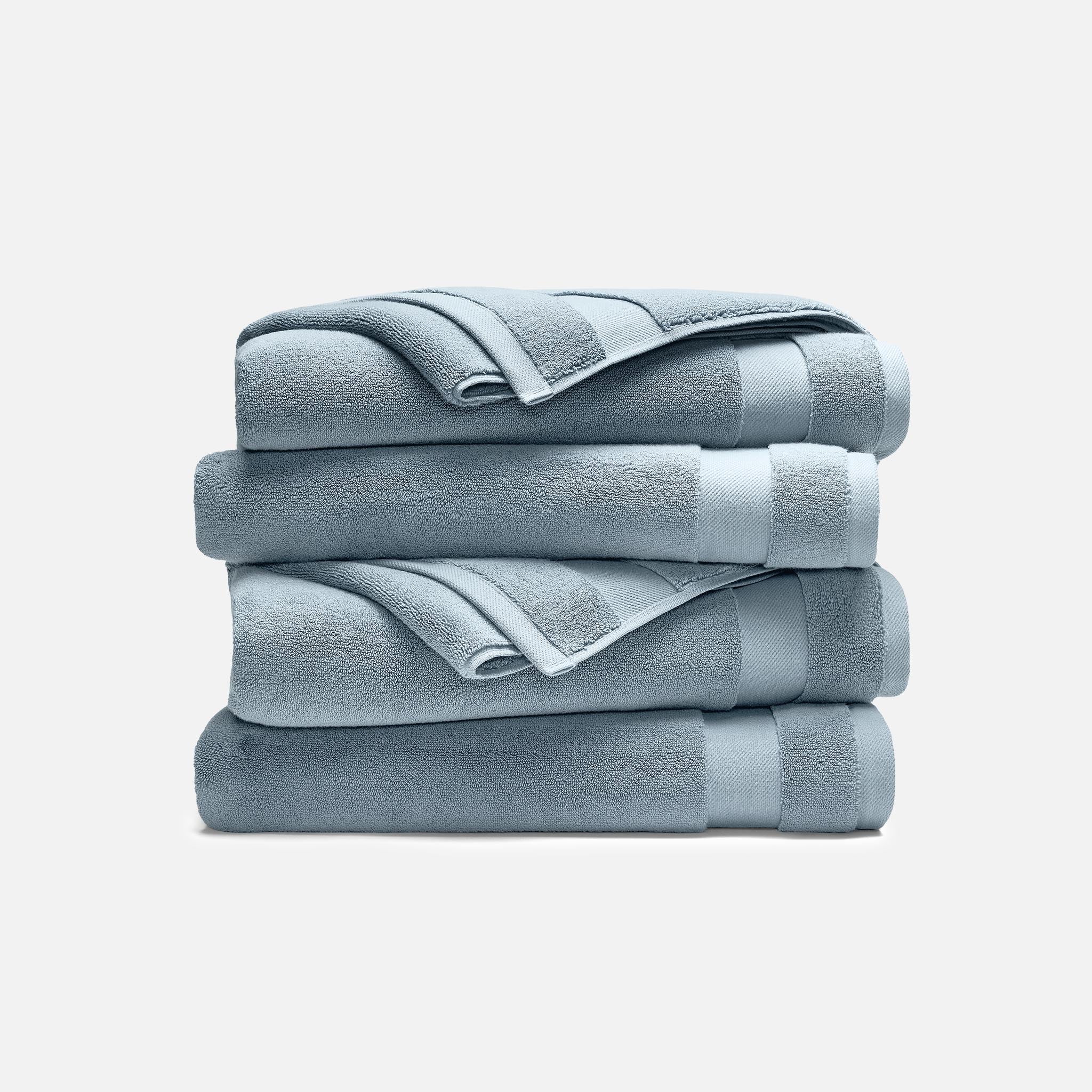 Super-Plush Set of 4 Bath Towel Bundle H0