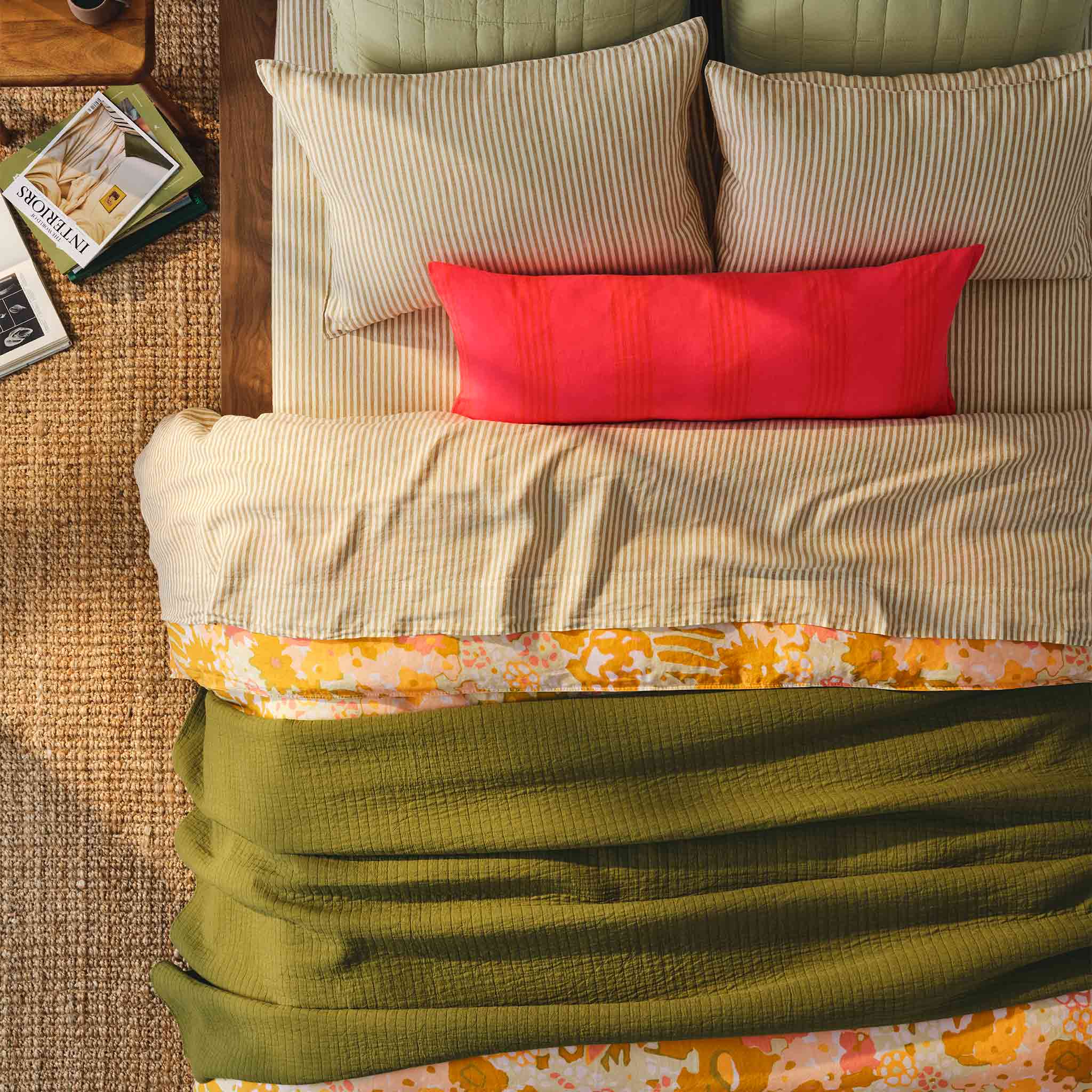 Washed European Linen Core Sheet Set B5