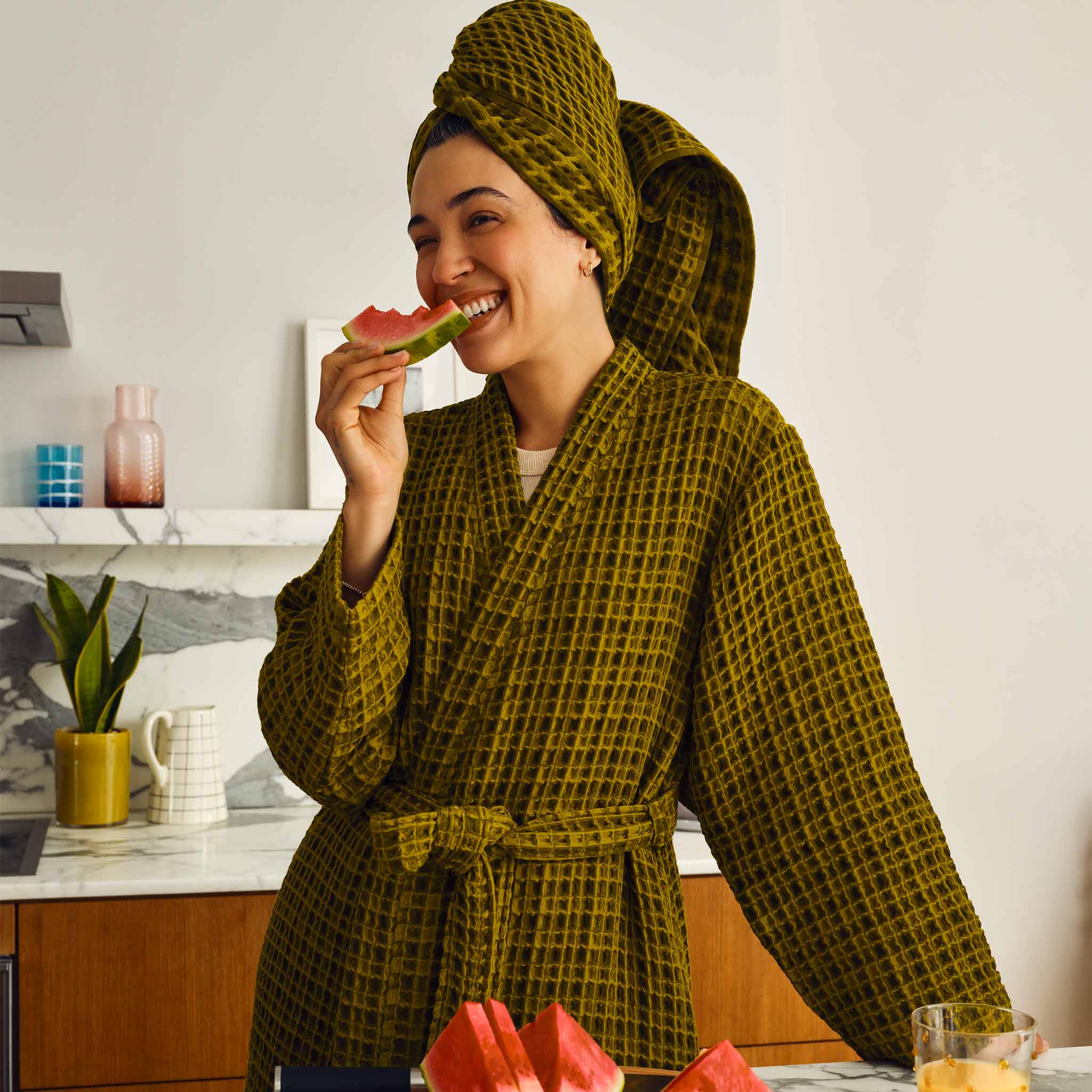 Dreamweave Waffle Robe T3